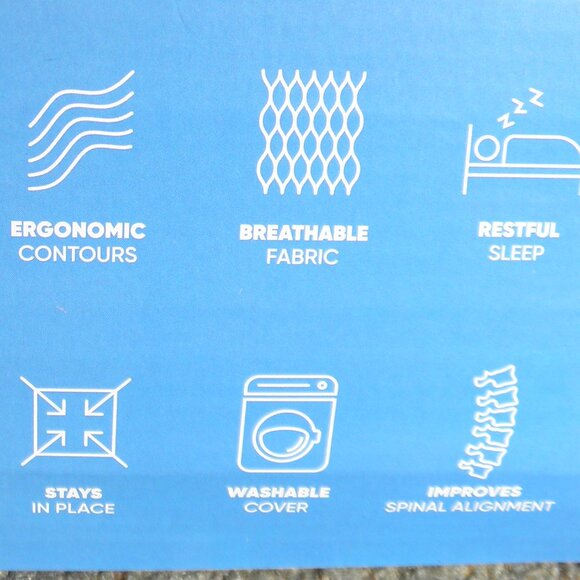 NWT 5 Star United Knee Pillow for side sleepers, hip, back pain, sciatica. - Picture 14 of 16